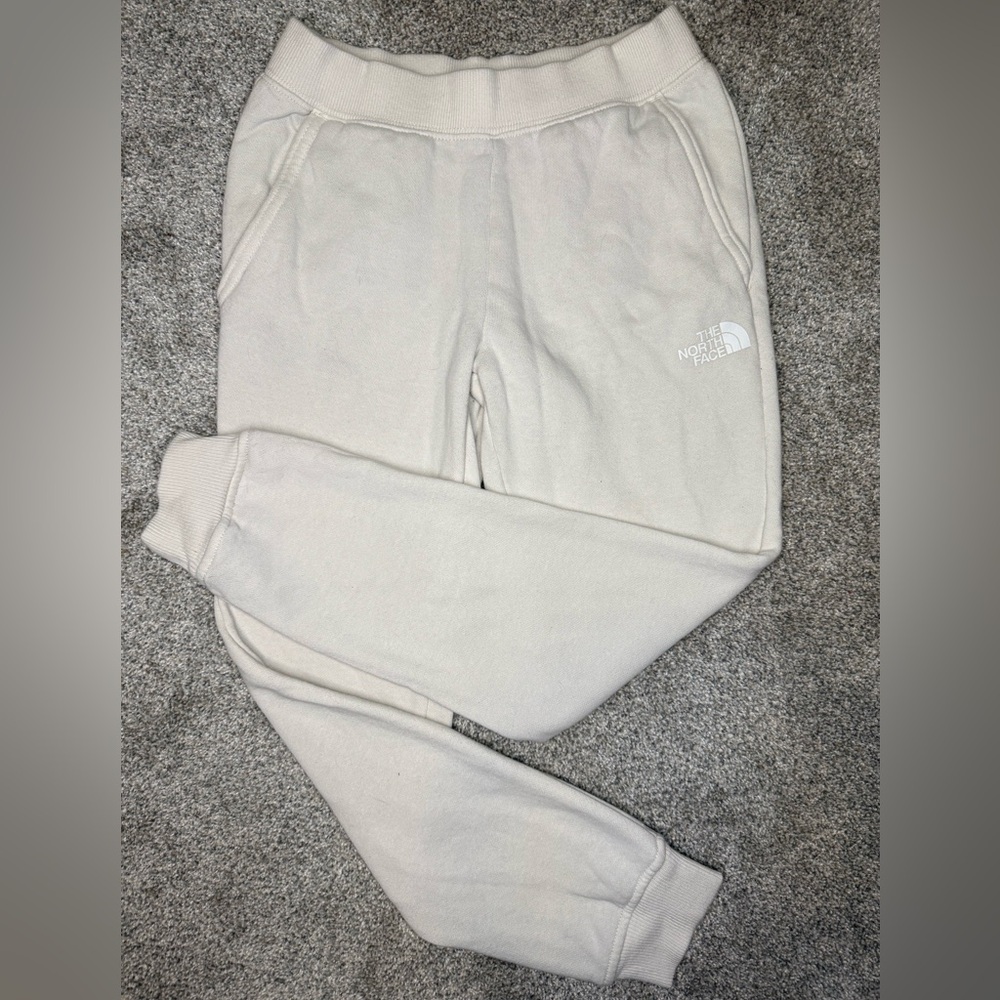 Girls The North Face Jogger | Cream | Size S 7-8